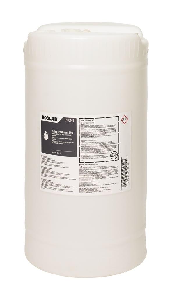 GuestSupply US | Ecolab® Liquid Laundry Water Treatment with Metal